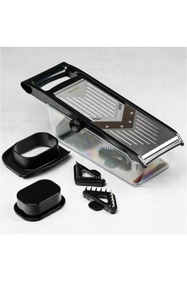 Multifunctional vegetable slicer, with stand, - 8