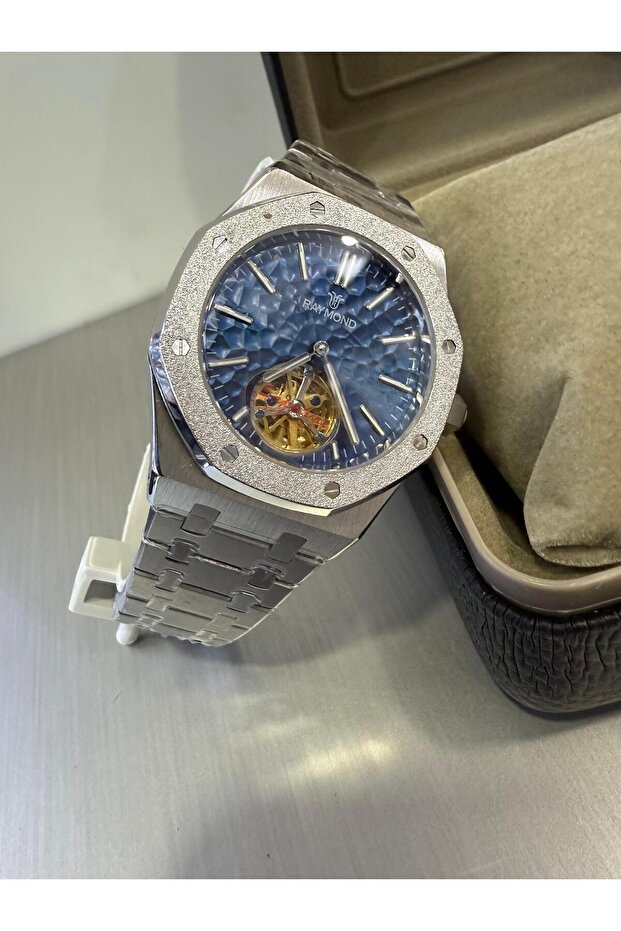 Blue Dial Automatic Wristwatch