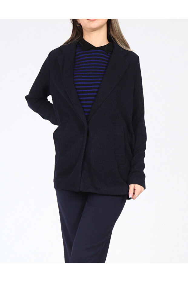Jacket, Navy Blue - 2