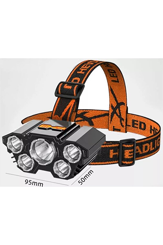 Lanterna cap cu 5 led-uri - 4