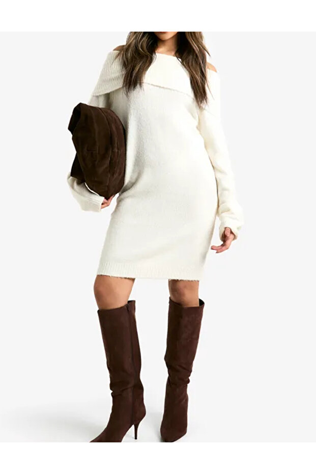 Rochie scurta, Alb - 1