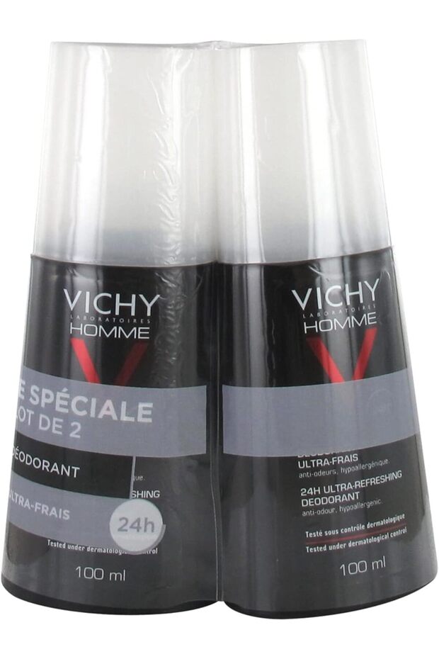 Homme Ultra-Fresh Deodorant pack of 2