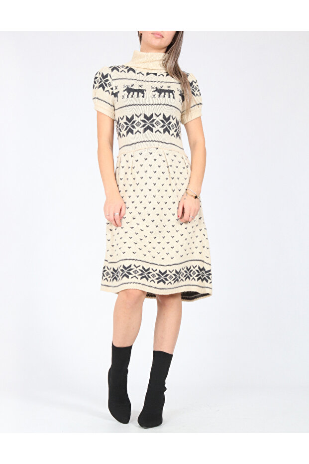 Rochie medie, Bej - 1