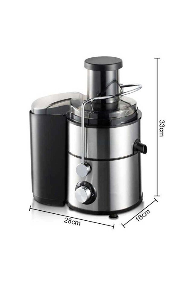4-in-1 Slow Juicer Extractor Machine - Juicer, Blender, Citrus Press & Food Processor - 4