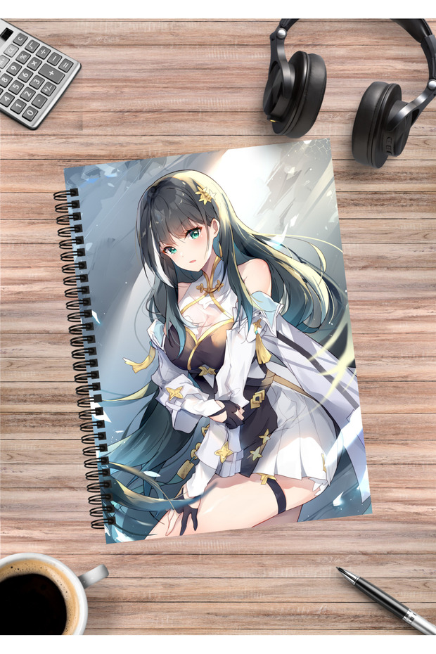 Wuthering Waves Anime Spiral Notebook A5 (50 Sheets)