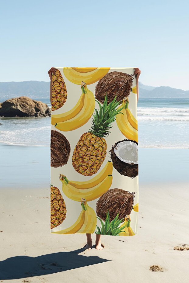 Digital Printing Beach Sea Towel Pineapple Patterned Peshtamal Hvl0021