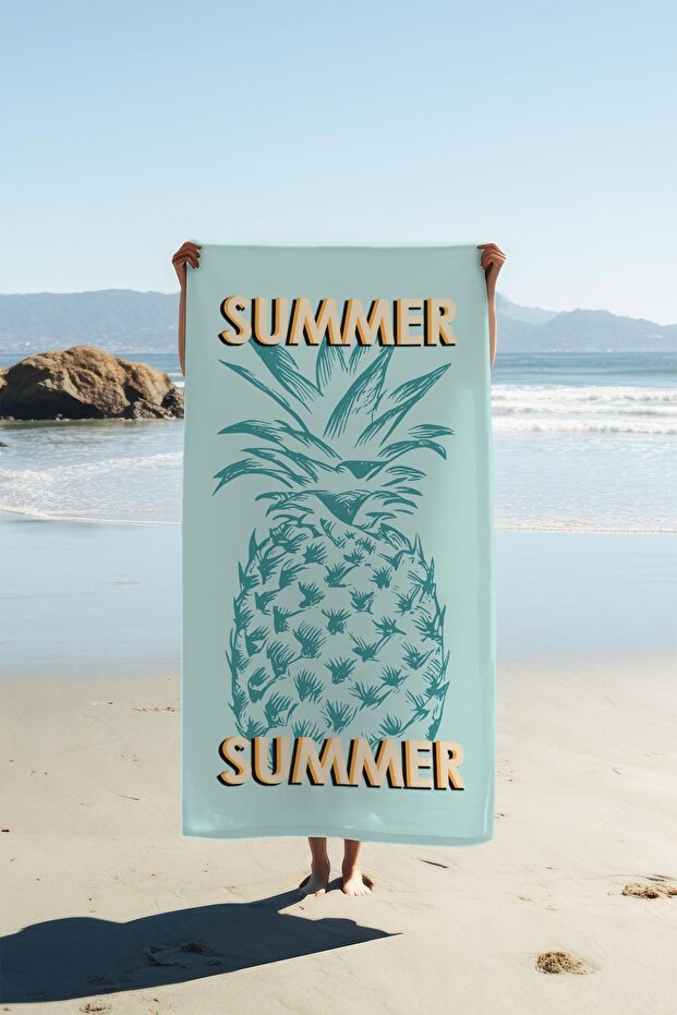 Digital Printing Beach Sea Towel Pineapple Patterned Peshtamal Hvl0093