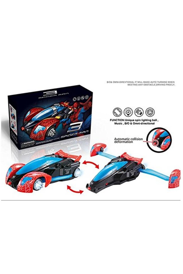 Spider-Man Car with Lights and Sound, Twist and Turn Space Car
