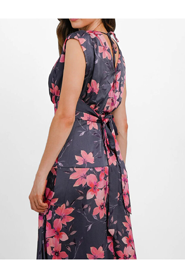Rochie lunga, Floral print - 2