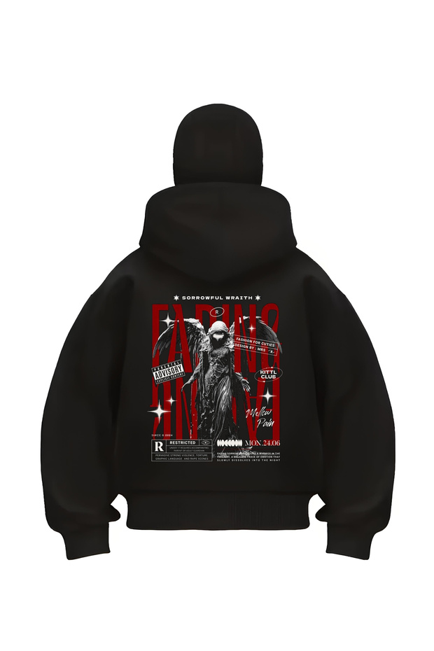 Snow Masked Ninja Sorrowful Wraith Art Unisex Sweatshirt Cardigan 3 Thread Ş Fleece-Lined Thick Fleece