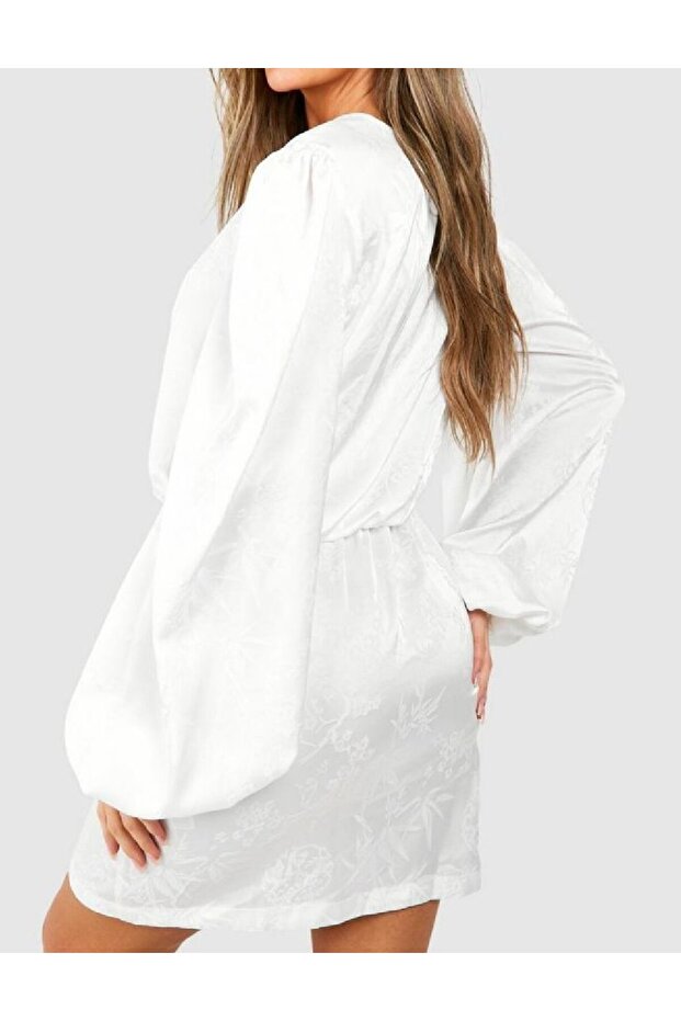 Rochie scurta, Alb - 2