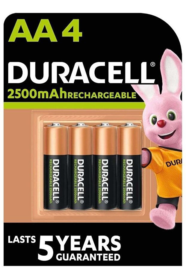 Rechargeable AA 2500mAh DX1500 NiMH 1.2V Pack of 4