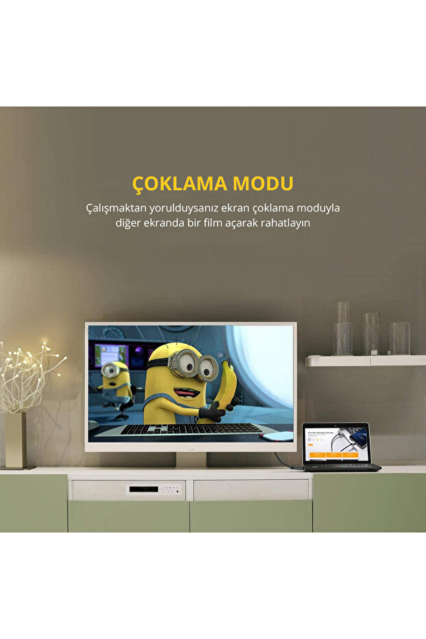 كابل HDMI 2.0 مسطح بطول 5 أمتار، أسود - 5