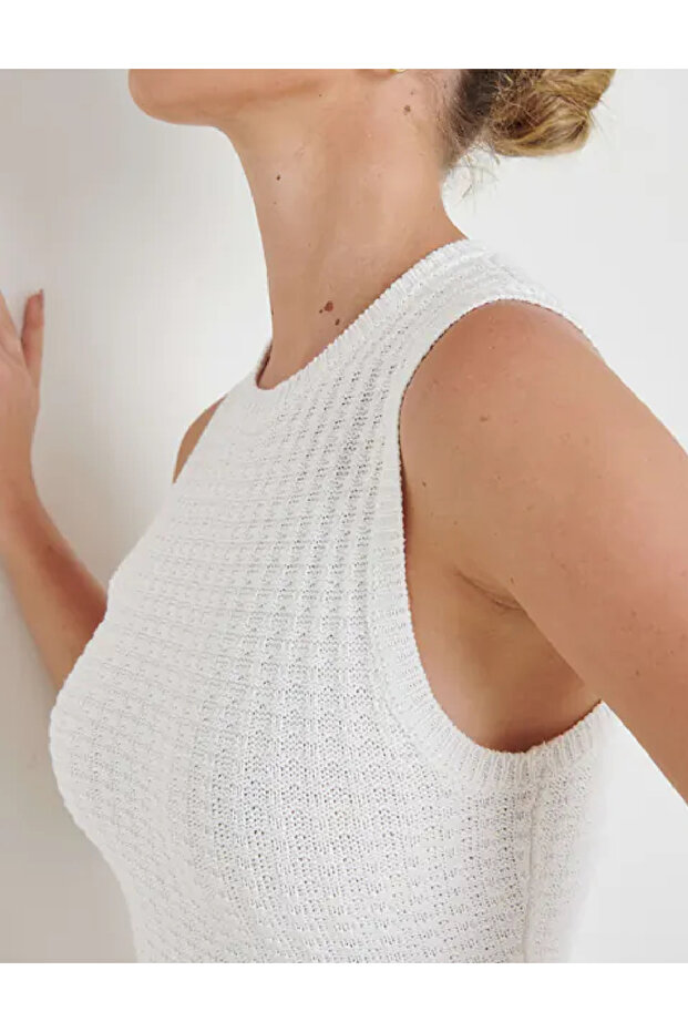 Rochie scurta, Alb - 2