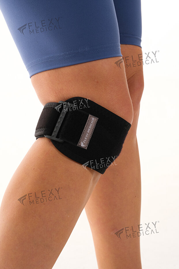 Patella Tendon Stabilization Athlete's Bandage 1 Piece Silicone Backed Knee Pain Relief