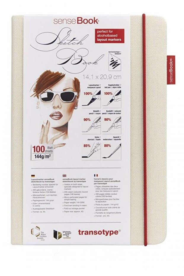 Sensebook Sketchpad A5 144Gr 100 Sheets