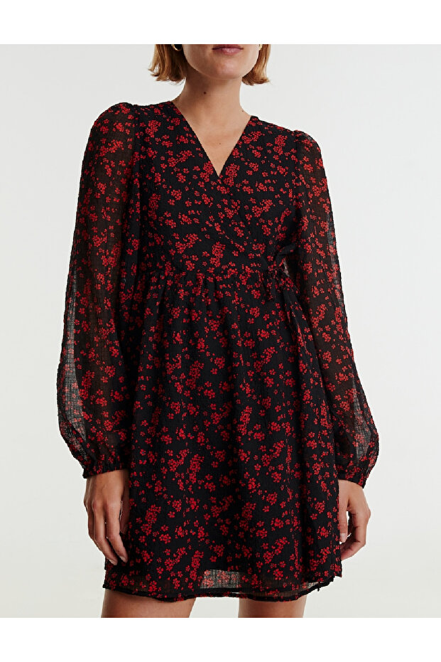 Rochie scurta, Negru - 1