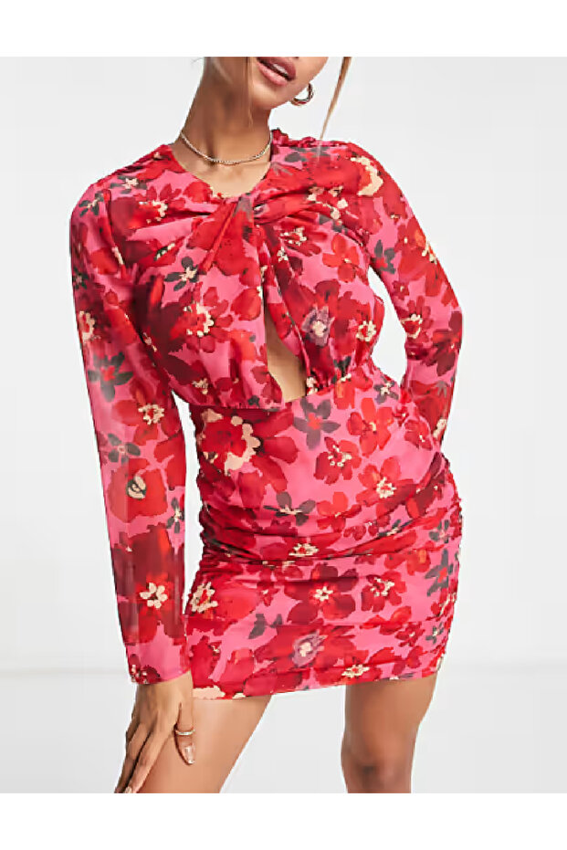 Rochie scurta, Roz - 1