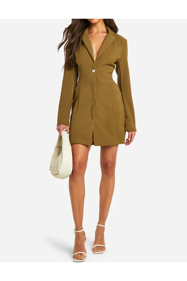 Rochie scurta, Verde - 1