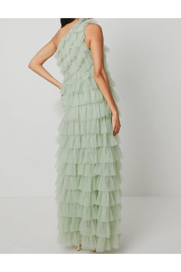 Rochie lunga, Verde - 2