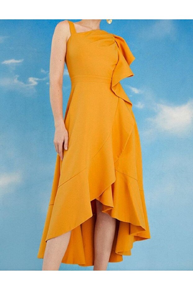 Rochie medie, Galben - 2