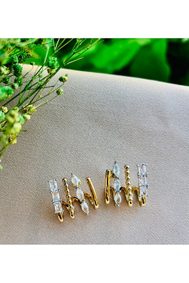 أقراط كبيرة متعددة الأشكال - 1