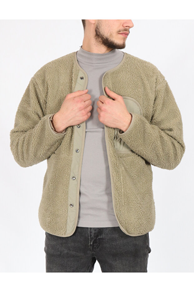 Jacket, Khaki - 1