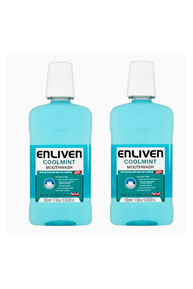 Coolmint Mouthwash, 500 ml -Twin Pack