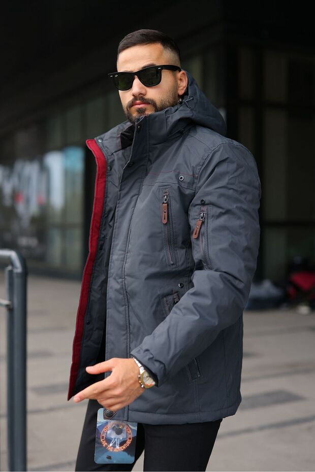 سترة رجالية مقاومة للماء مستوردة للشتاء - 3