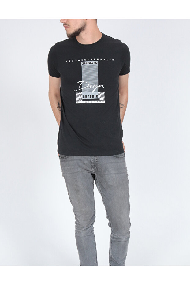 Tricou, Negru - 1