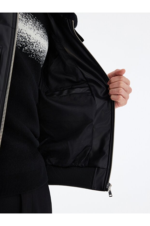 Regular Fit Erkek Mont Pu - 7