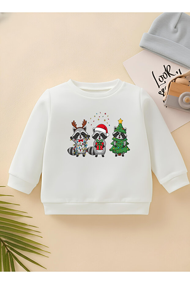 Premium Mini Christmas Hot Springs Children's Unisex Sweatshirt