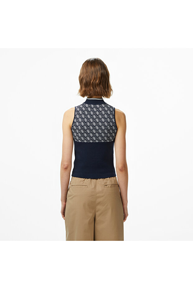 Lise Kadın Mavi Triko - 2