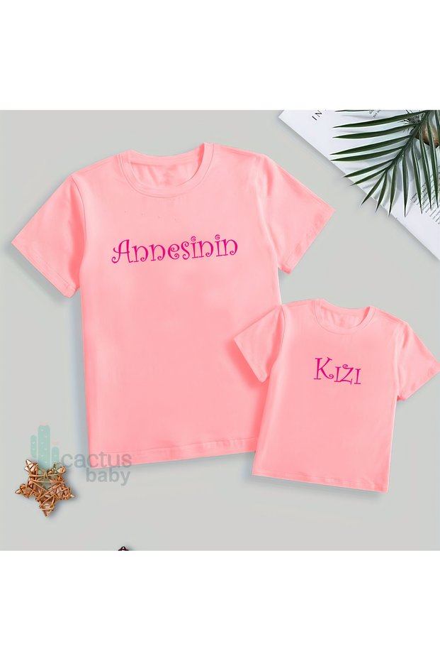 Mother-Child Combination T-Shirt (the Price Is for One Item!) Add Your Sizes to the Cart for the Combination!
