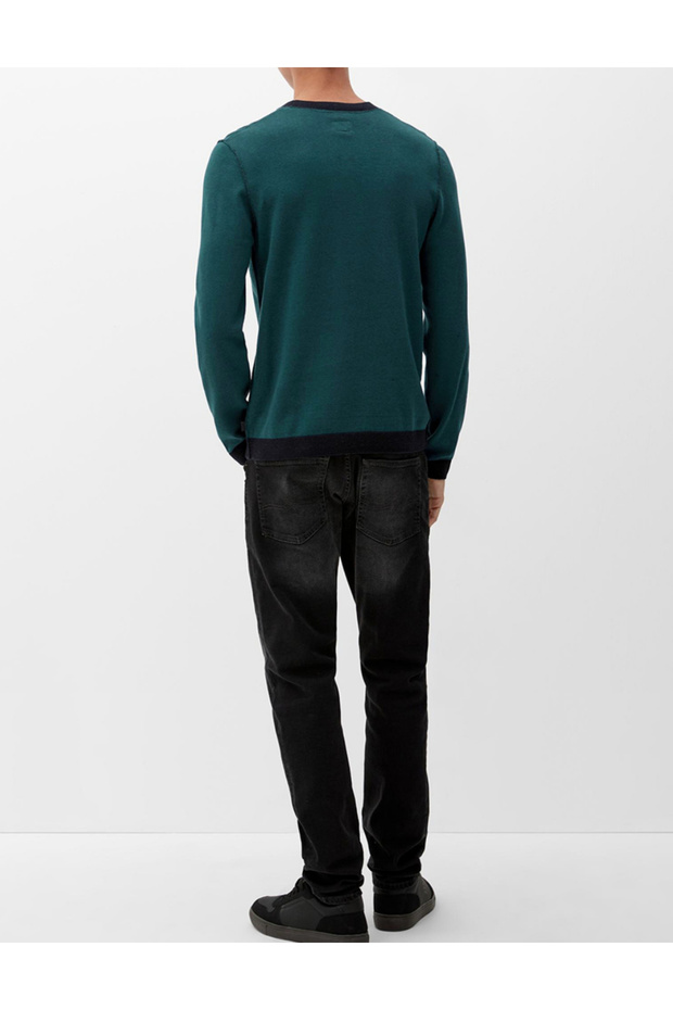 Blouse, Turquoise - 2