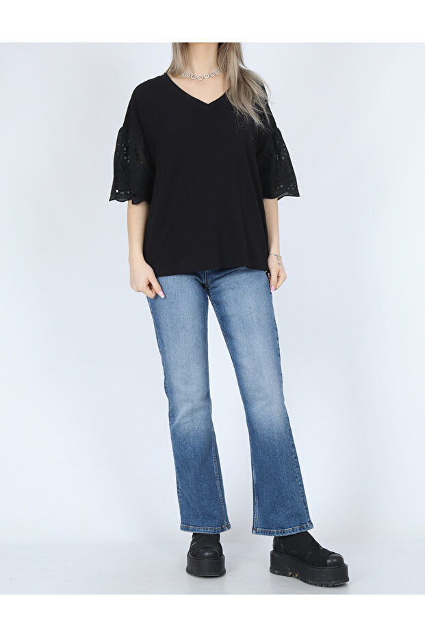 Bluza, Negru - 1