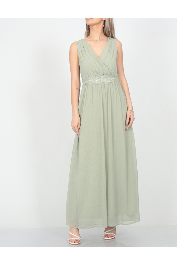 Rochie lunga, Verde - 1