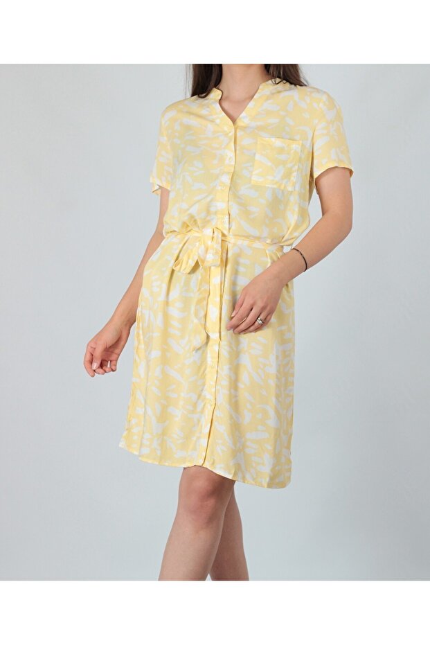 Rochie scurta, Galben - 2