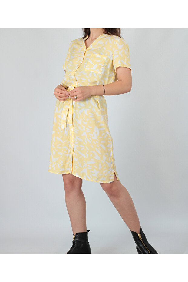 Rochie scurta, Galben - 1