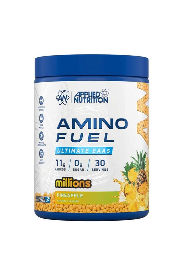 Amino Fuel EAA Pineapple 30 Servings, 11g of Aminos Per Serving