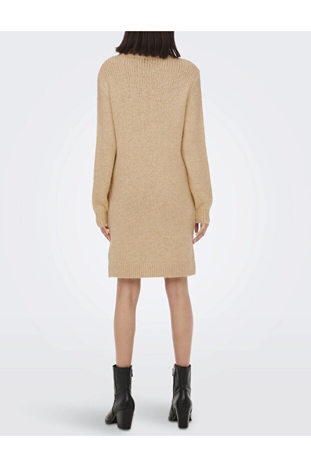 Rochie scurta, Crem - 2