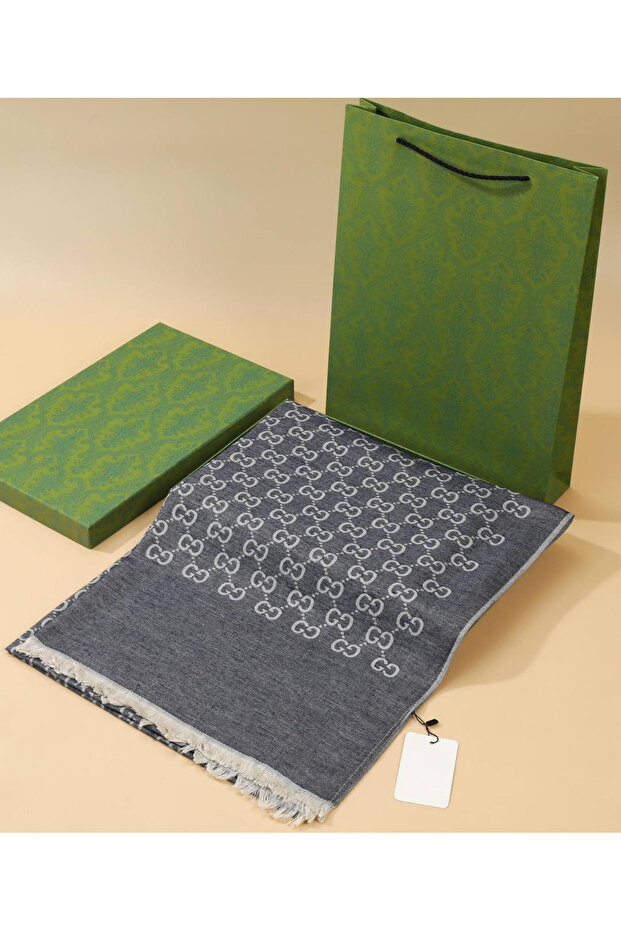 A Quality Wool Silk Shawl Luxurious Patterned Shawl – Gift Premium Shawl