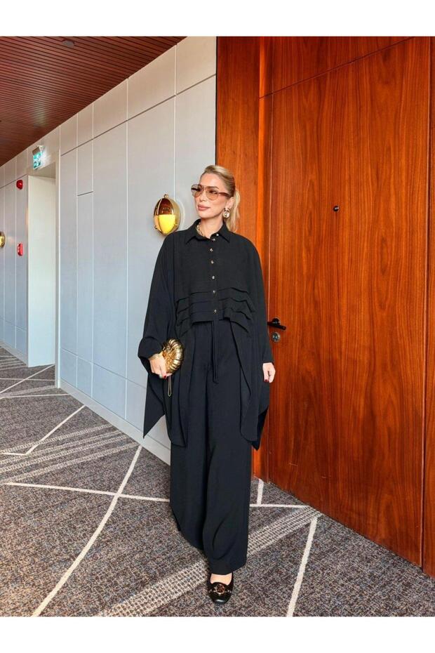 طقم مزدوج من موديل بانشو - 3