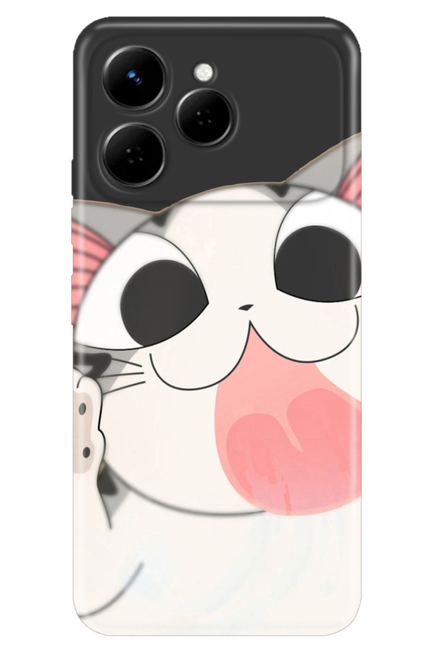 Spark 40 4g (Km5N) Case Colorful Silicone Printed Tpu Fat Cat