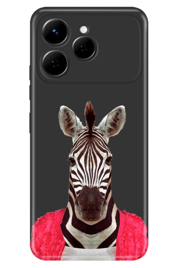 Spark 40 4g (Km5N) Case Decorative Silicone Printed Cover Cute Zebra