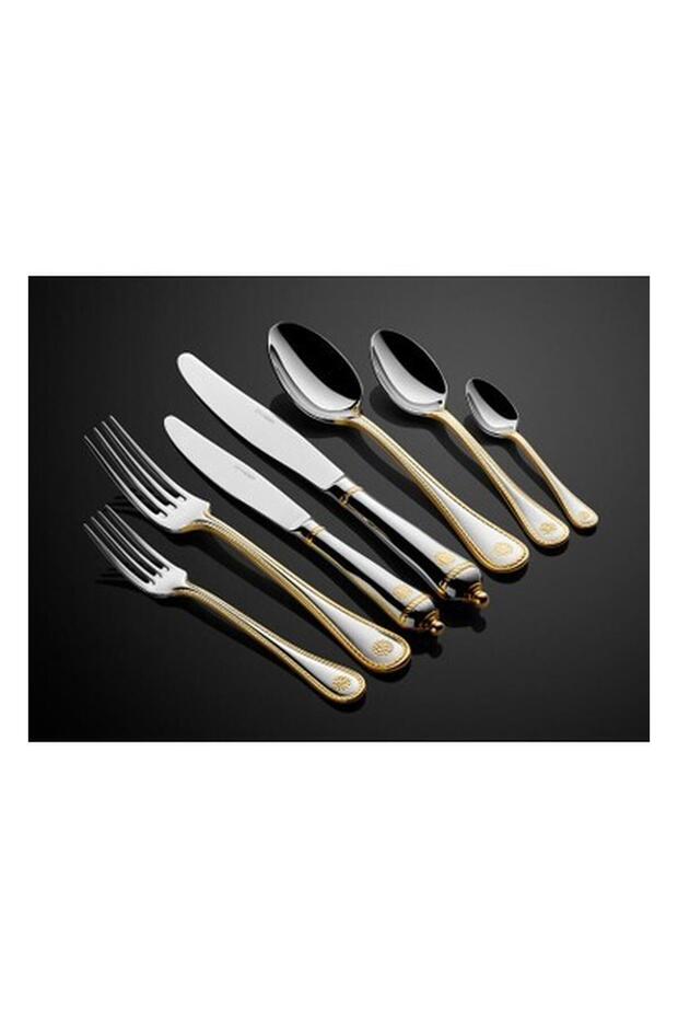 Royalty Half Gold 89 Piece Cutlery Set