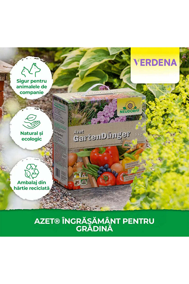 Neudorff Azet Prato 5kg Siepe Fertilizzante Giardino Concime