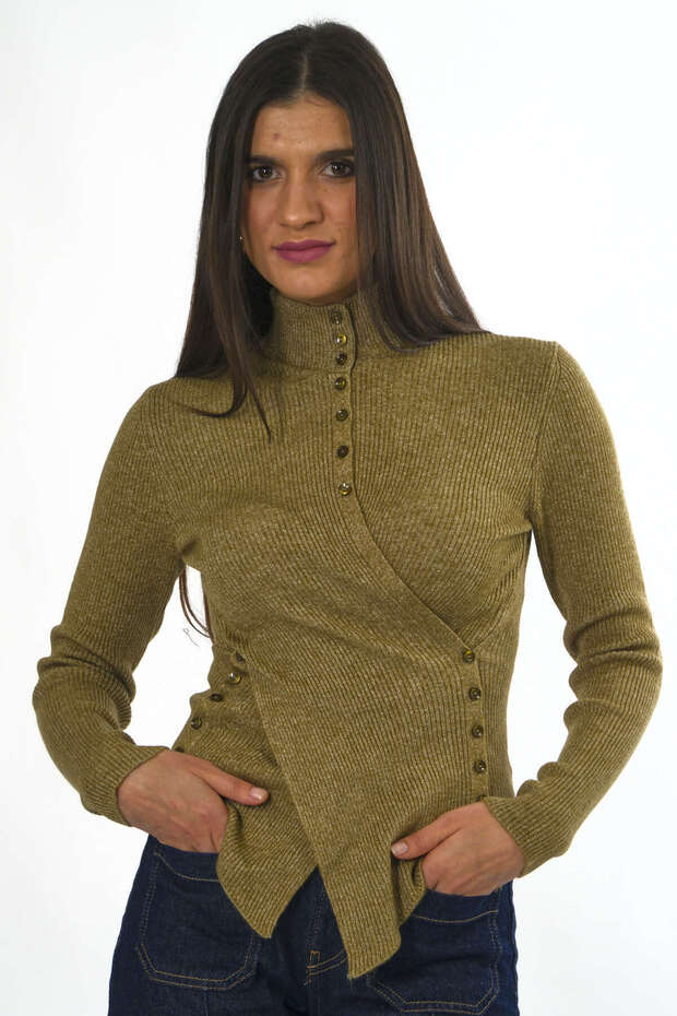 Women's Waist-Tied Sweater