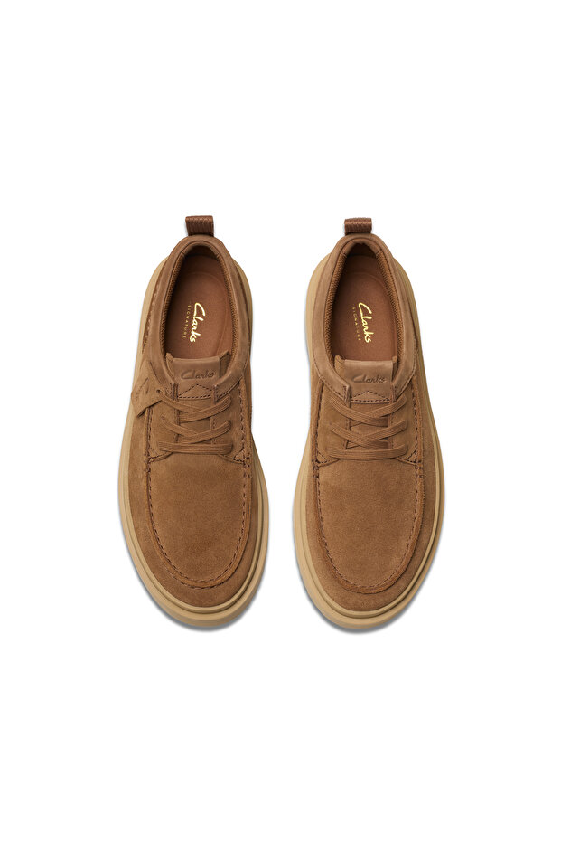 Men's Brown Polden Moc Lace Up - 6