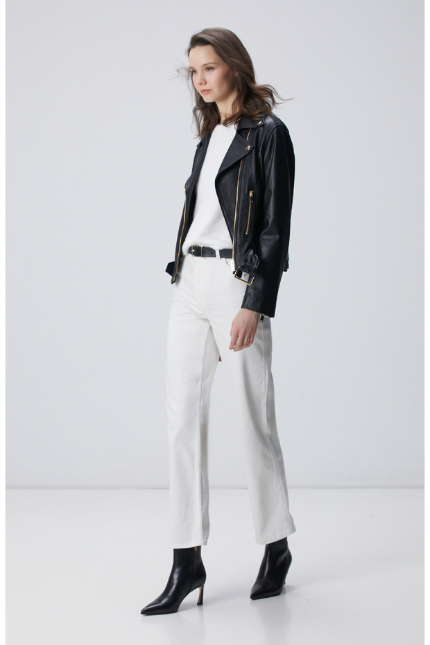 Kırık Beyaz Sakal İp Basic Kazak - 4